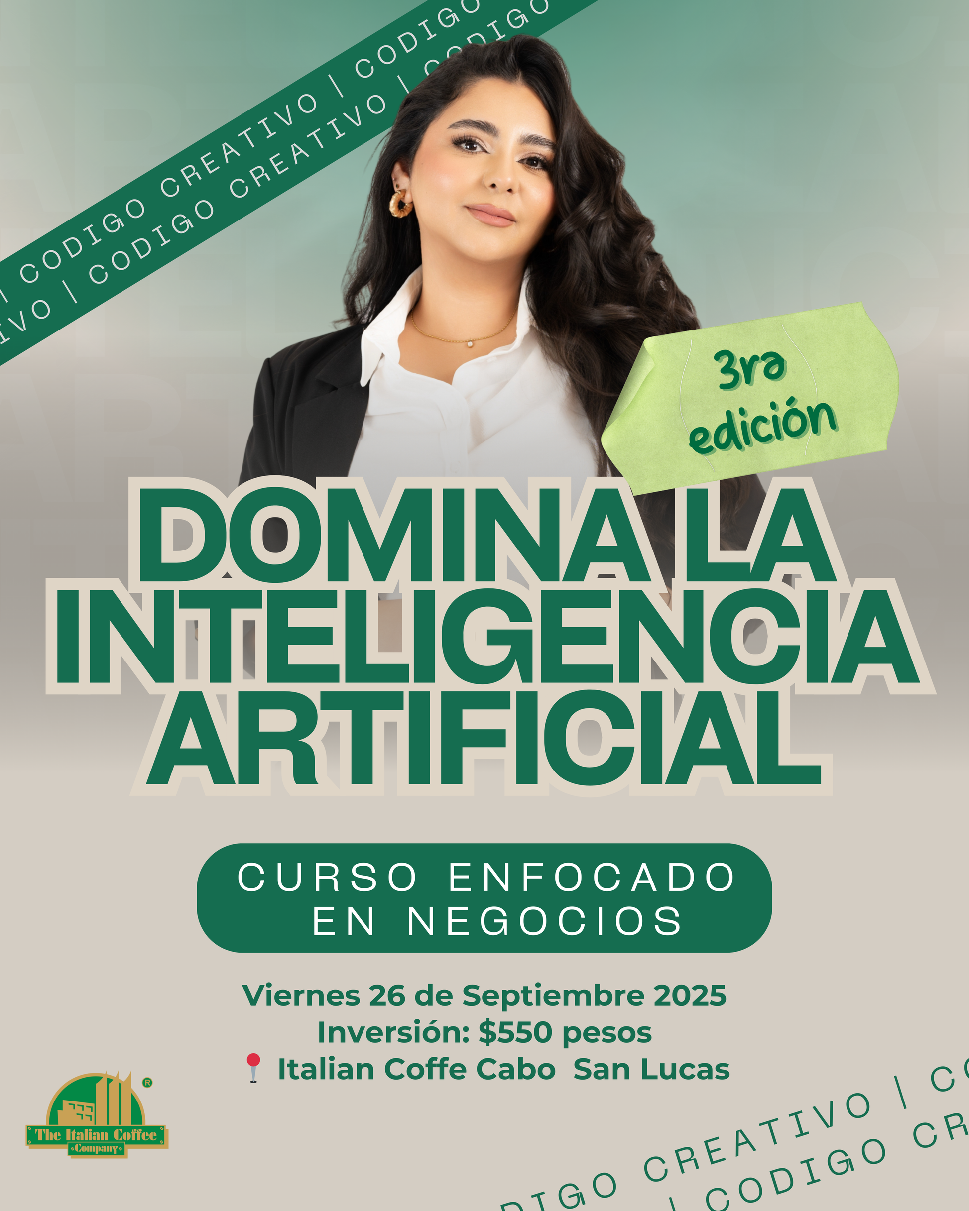 Taller "Domina la inteligencia artificial para tu negocio" - 26 de Septiembre