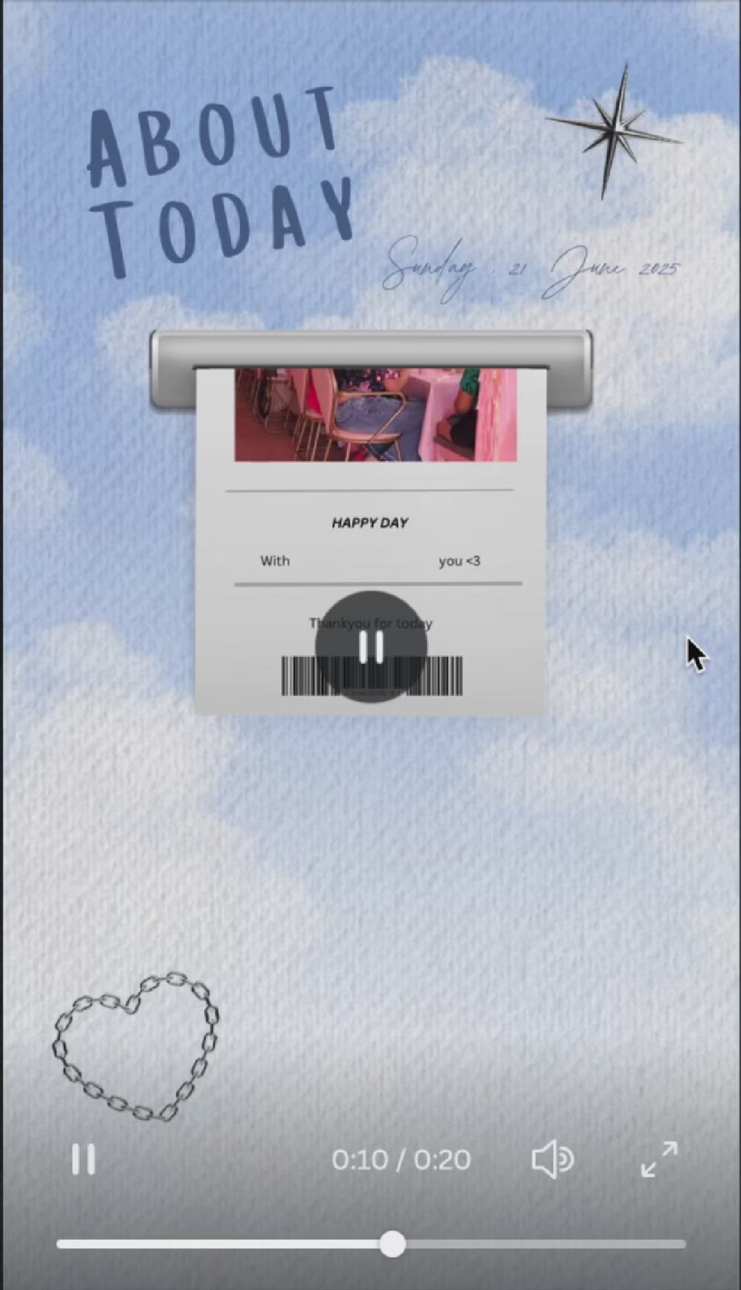 Plantilla de impresión de recibo - CANVA